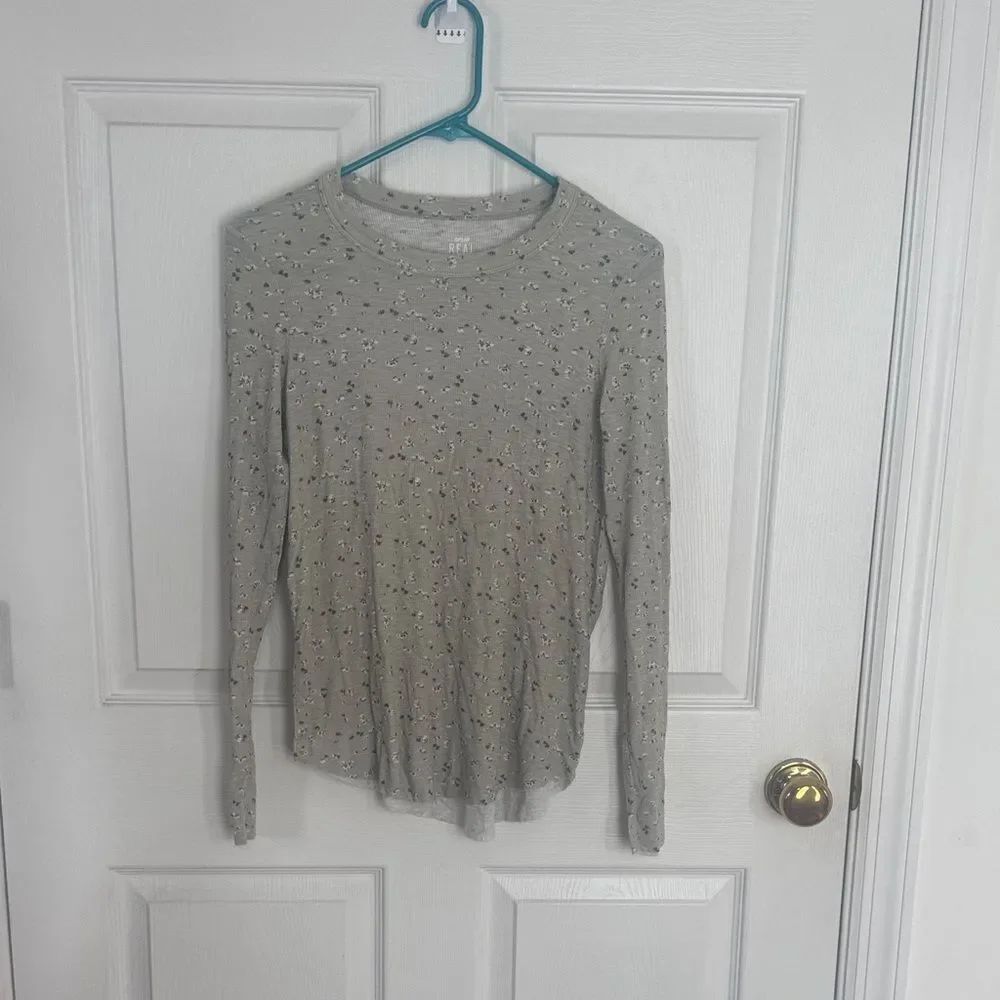 Green/Gray Patterned Women's Sweater